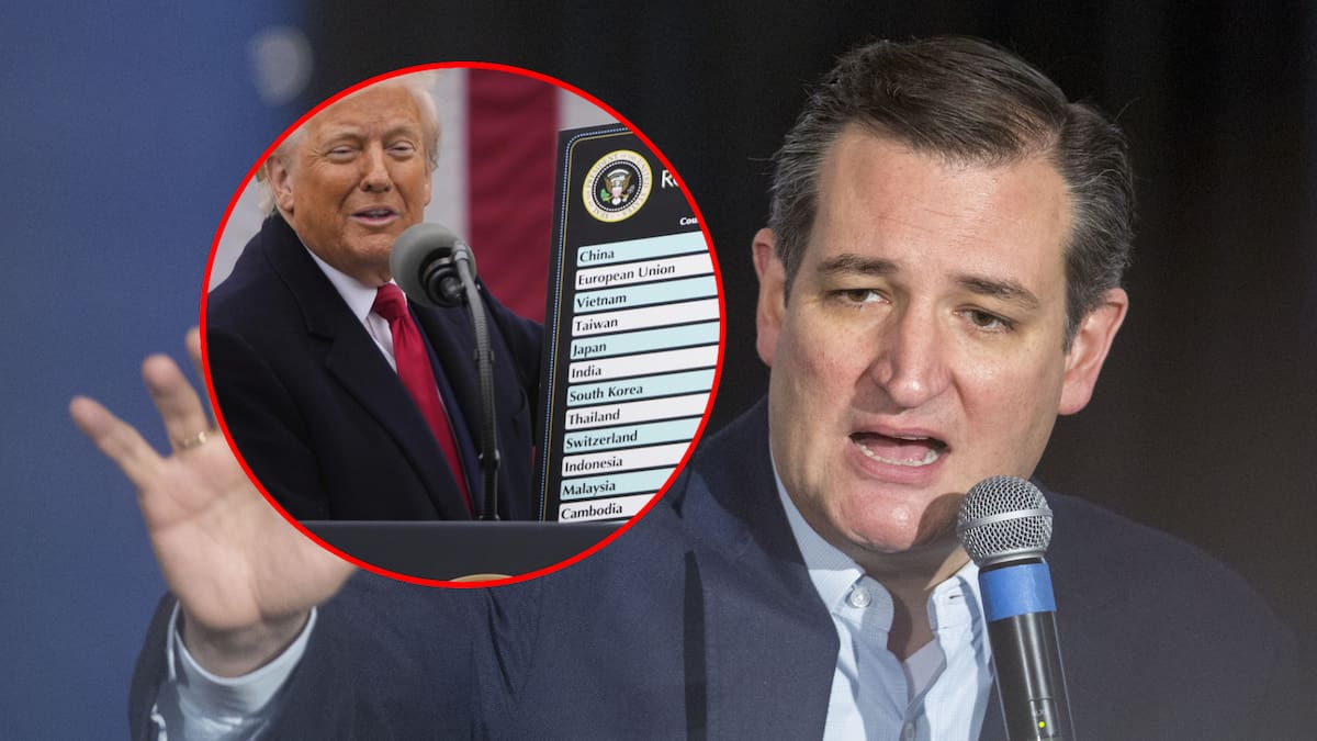 El senador Ted Cruz teme consecuencias si los aranceles de Trump no resultan como el presidente de Estados Unidos planeaban. | AP