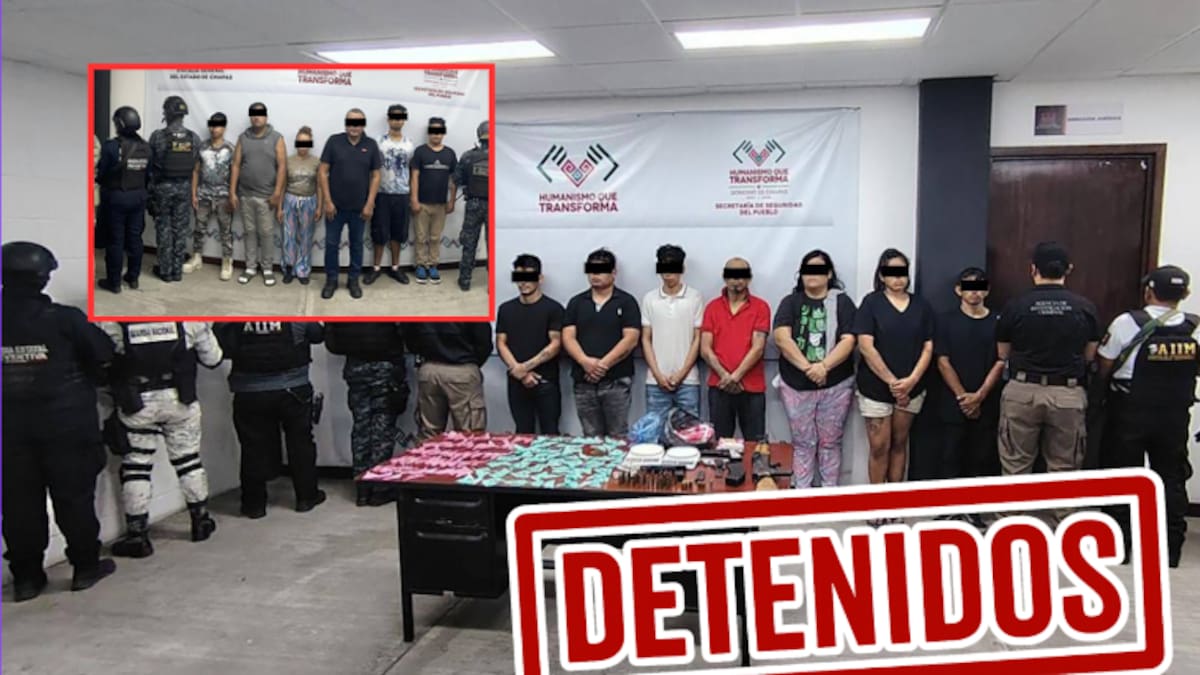 Operativos armados en Chiapas dejan 27 detenidos, armas largas, drogas y adolescentes implicados en narcomenudeo