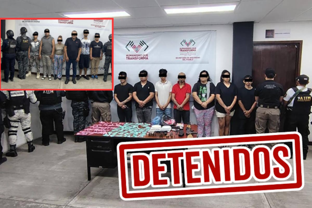 Operativos armados en Chiapas dejan 27 detenidos, armas largas, drogas y adolescentes implicados en narcomenudeo