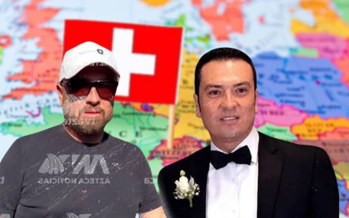 Amílcar Olán fue captado por cámaras de TV Azteca en Suiza, tras un aviso por llamada al periodista Irving Pineda.| Especial GH