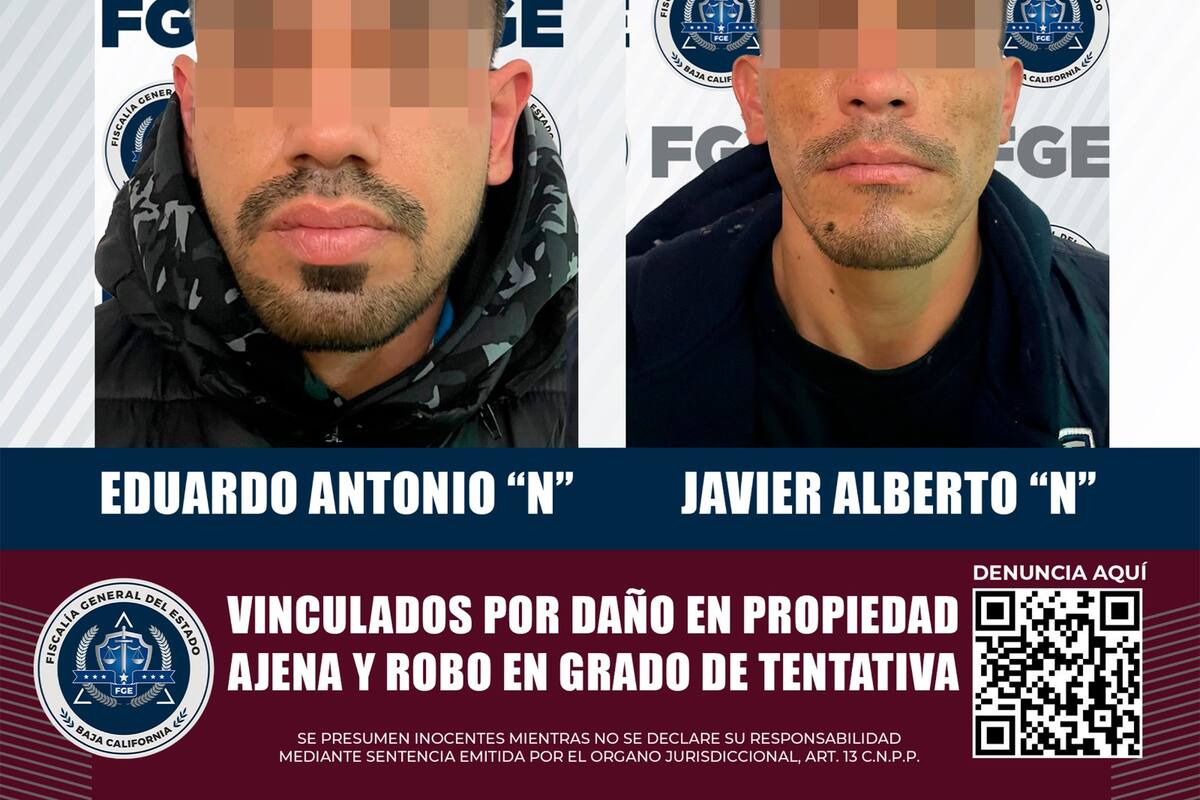 Dan prisión preventiva para acusados de robo y daños en Valle Dorado