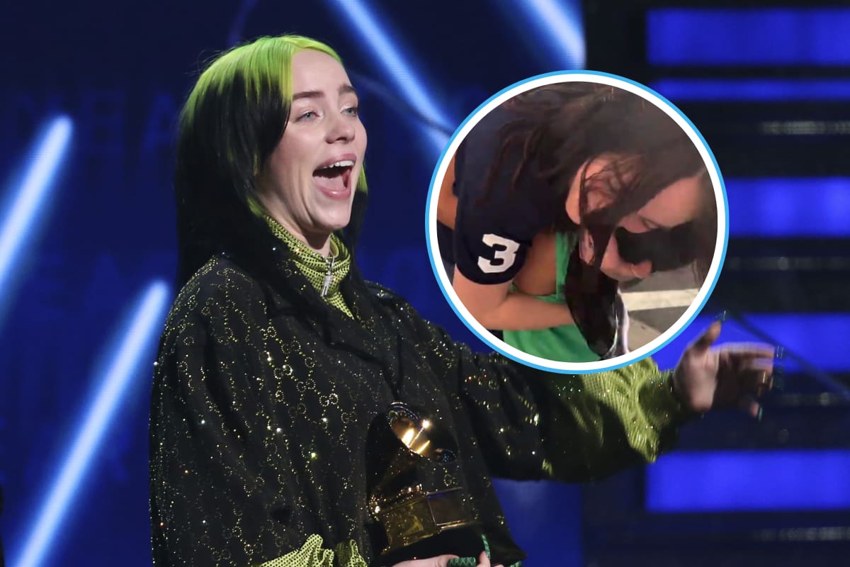 Billie Eilish conmueve al interactuar con pequeña fan y su padre le agradece (VIDEO)