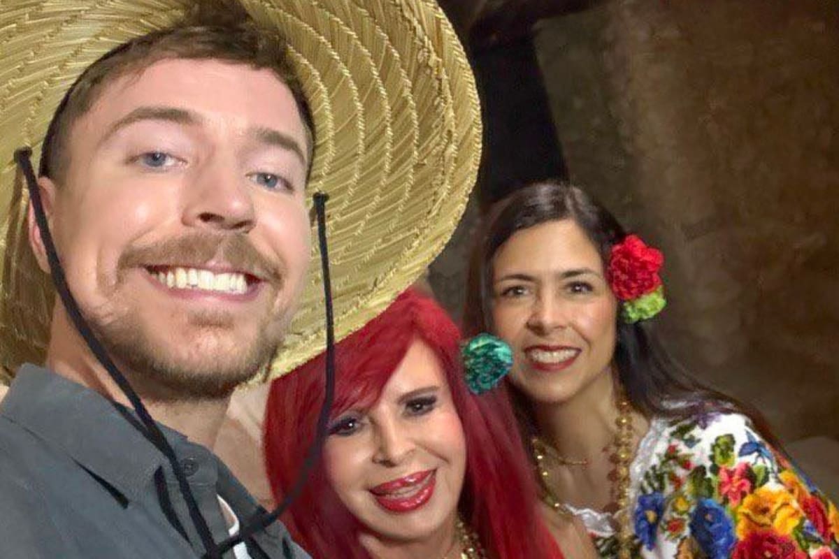 La gobernadora Layda Sansores destacó la visita de MrBeast a zonas arqueológicas de Campeche, afirmando que puso al estado "en el mapa del mundo". Foto: Cuenta de X @LaydaSansores