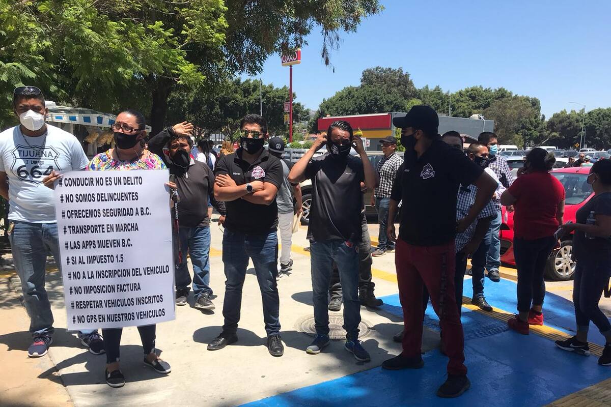 Firman amparo colectivo choferes de plataformas digitales