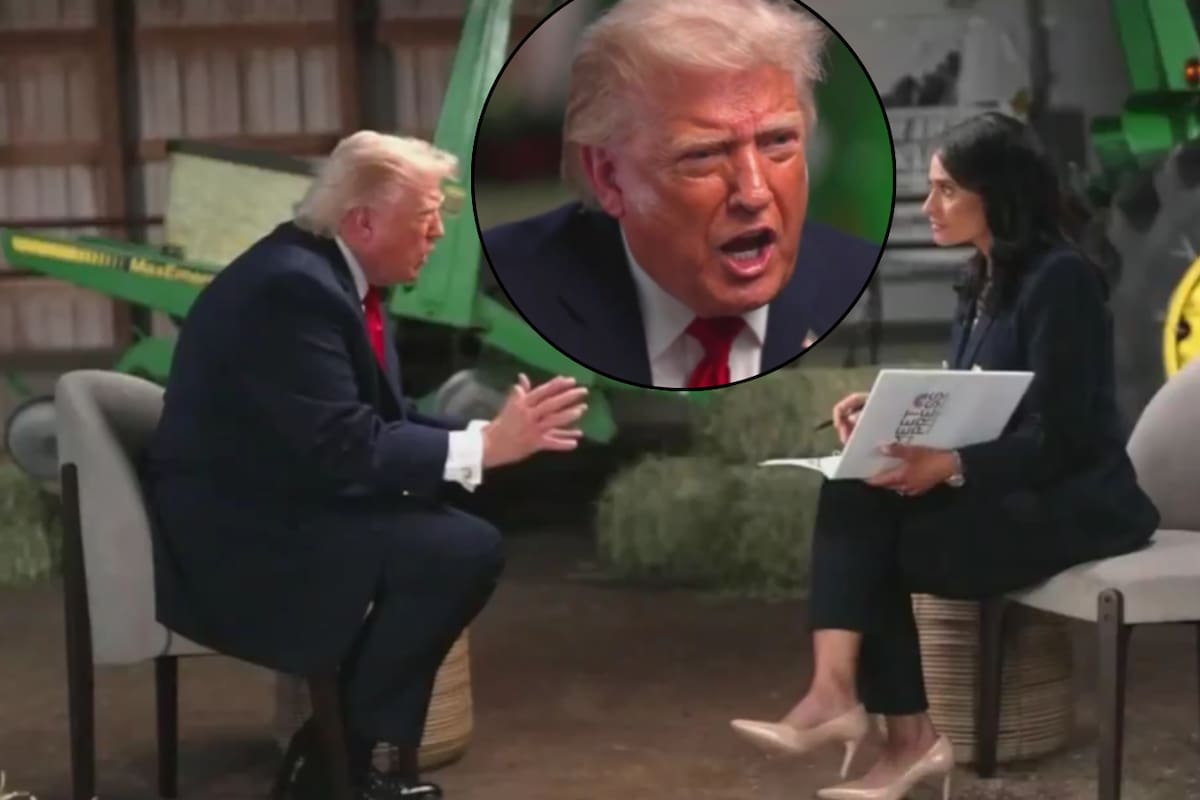 “¿Eres corrupta o eres estúpida?”: Trump estalló en una entrevista con NBC tras discutir sobre las elecciones y presuntas pruebas de fraude