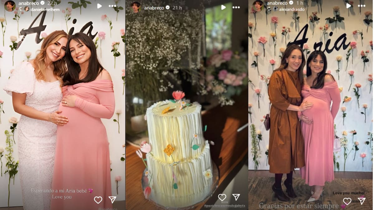 La actriz compartió detalles de la celebración a través de redes sociales | Captura de pantalla Instagram (@anabreco)