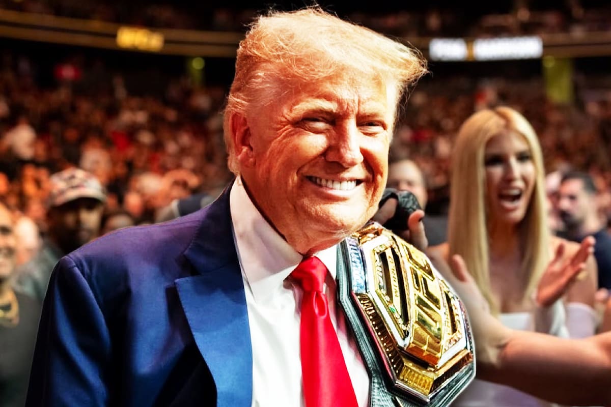 Donald Trump se roba la atención con su asistencia a UFC 327