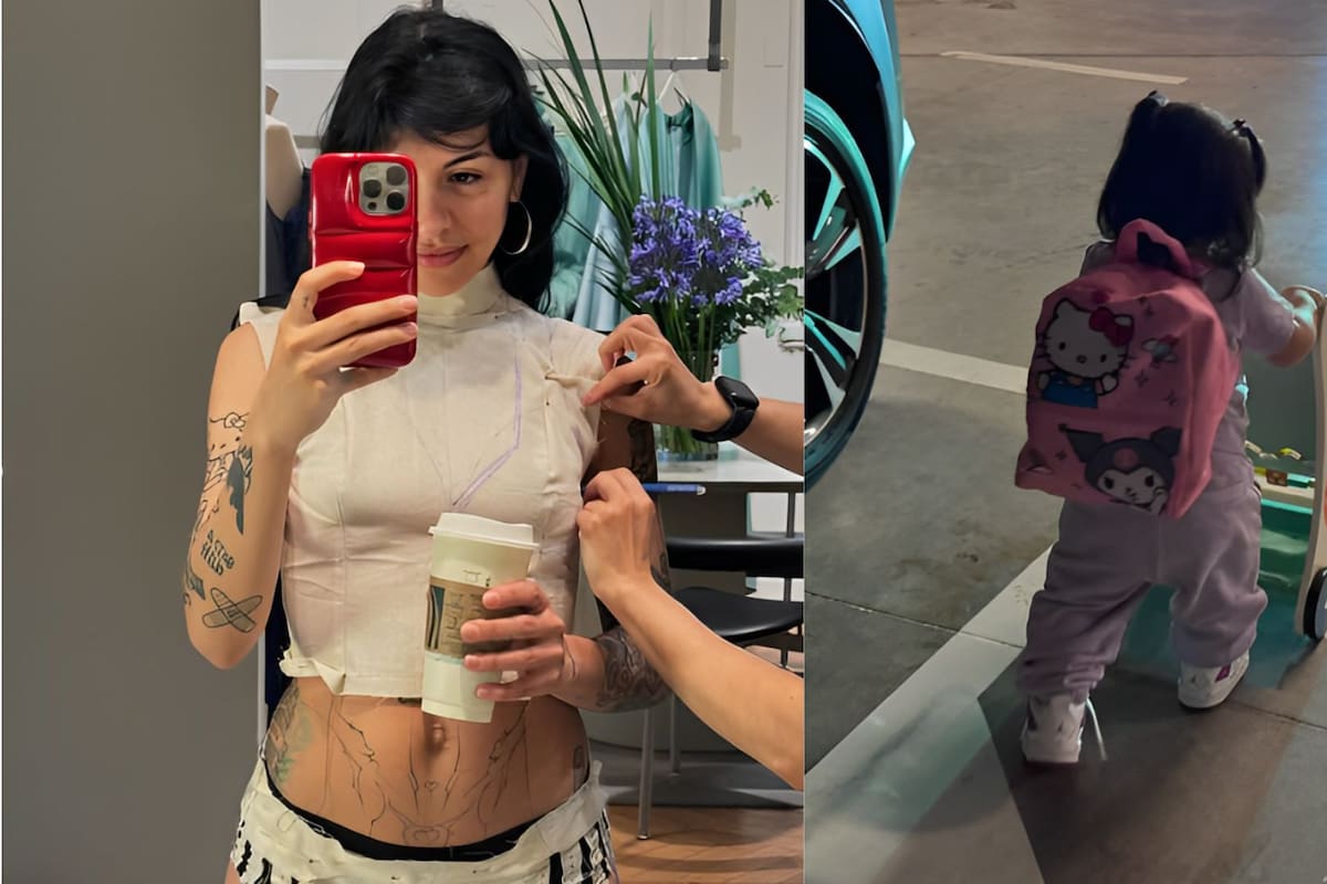 Cazzu comparte tiernas fotos con Inti y adelanta detalles de su próximo proyecto