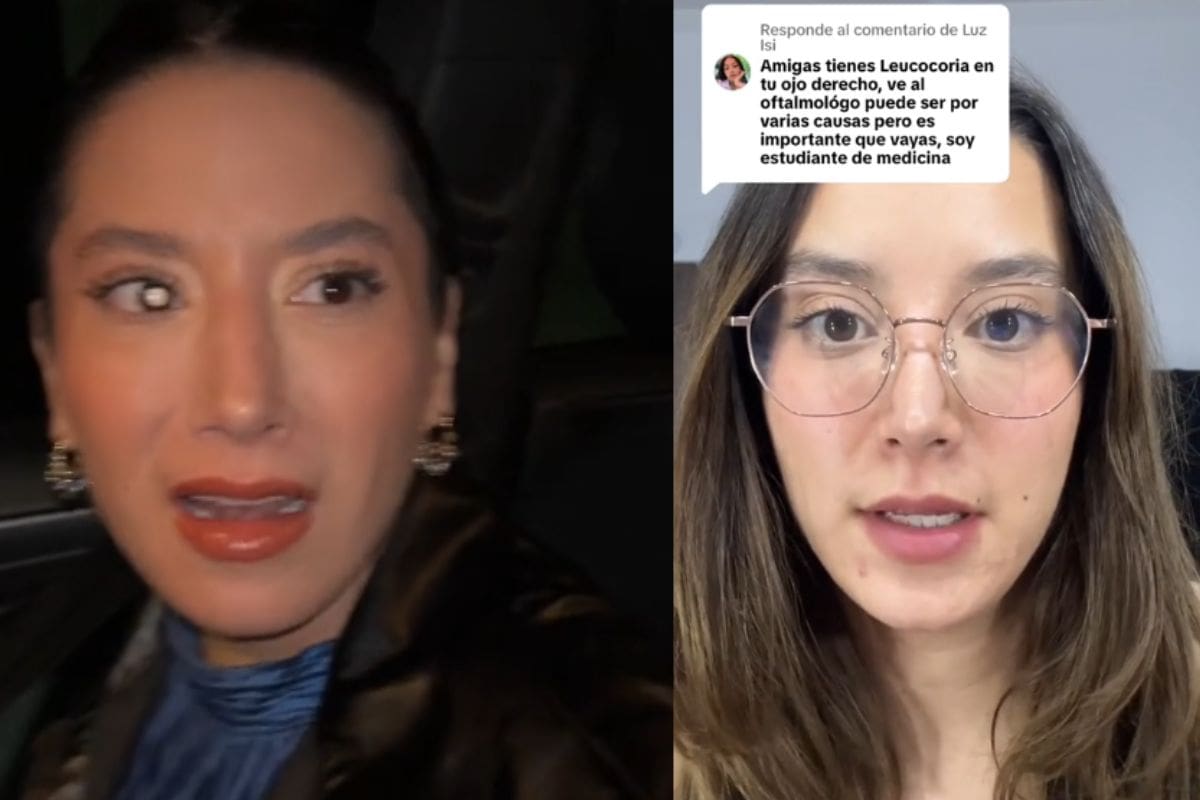 “¿Diagnóstico en TikTok? Mujer descubre posible leucocoria en video viral