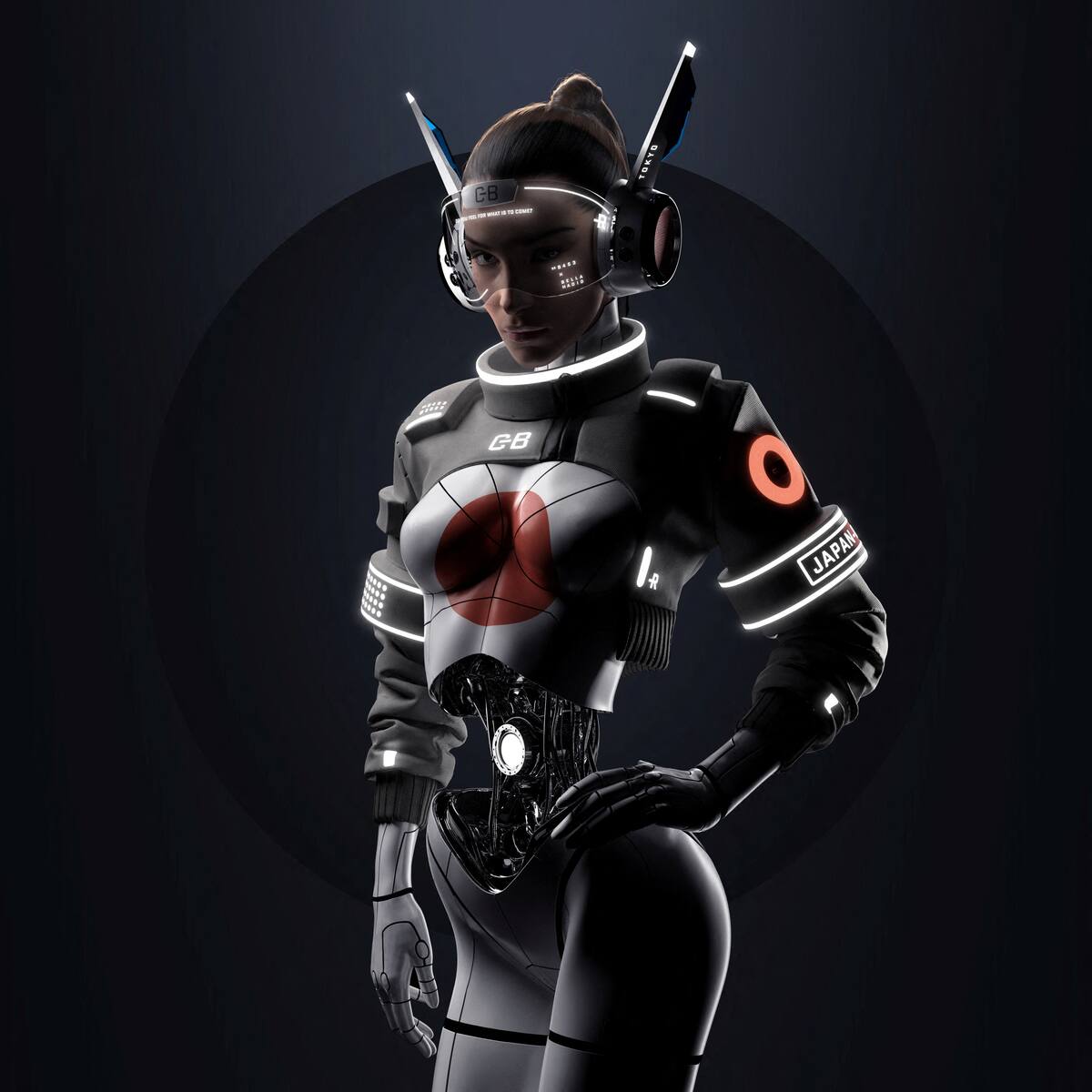 Imagen de CY-B3LLA, la nueva colección de NFT de la modelo Bella Hadid se ve en esta imagen sin fecha obtenida por Reuters
Jul 22, 2022. reBASE/Handout via REUTERS