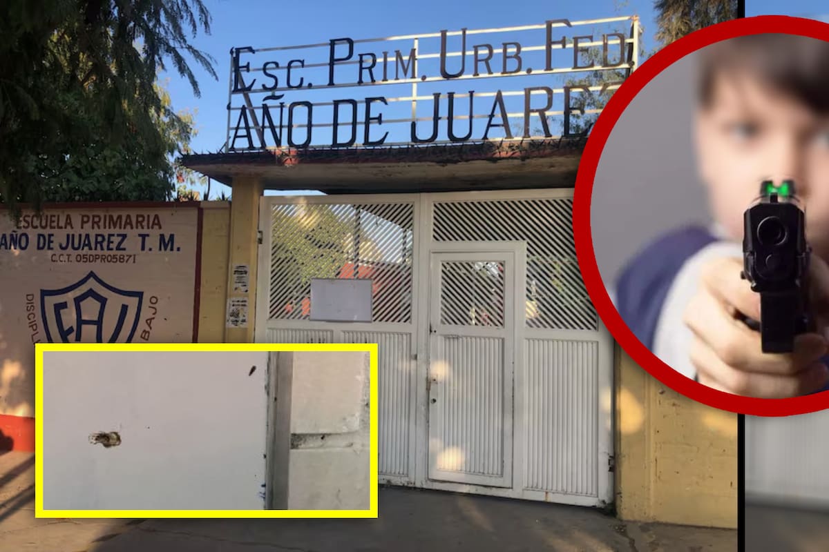 Niño de primaria lleva arma de fuego a la escuela y la dispara accidentalmente en el recreo