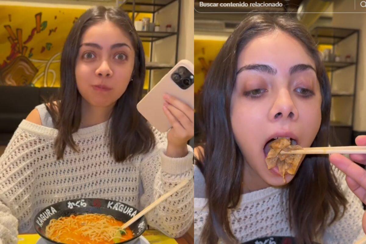 Influencer da de comer una servilleta a su novia mientras está distraída con su celular