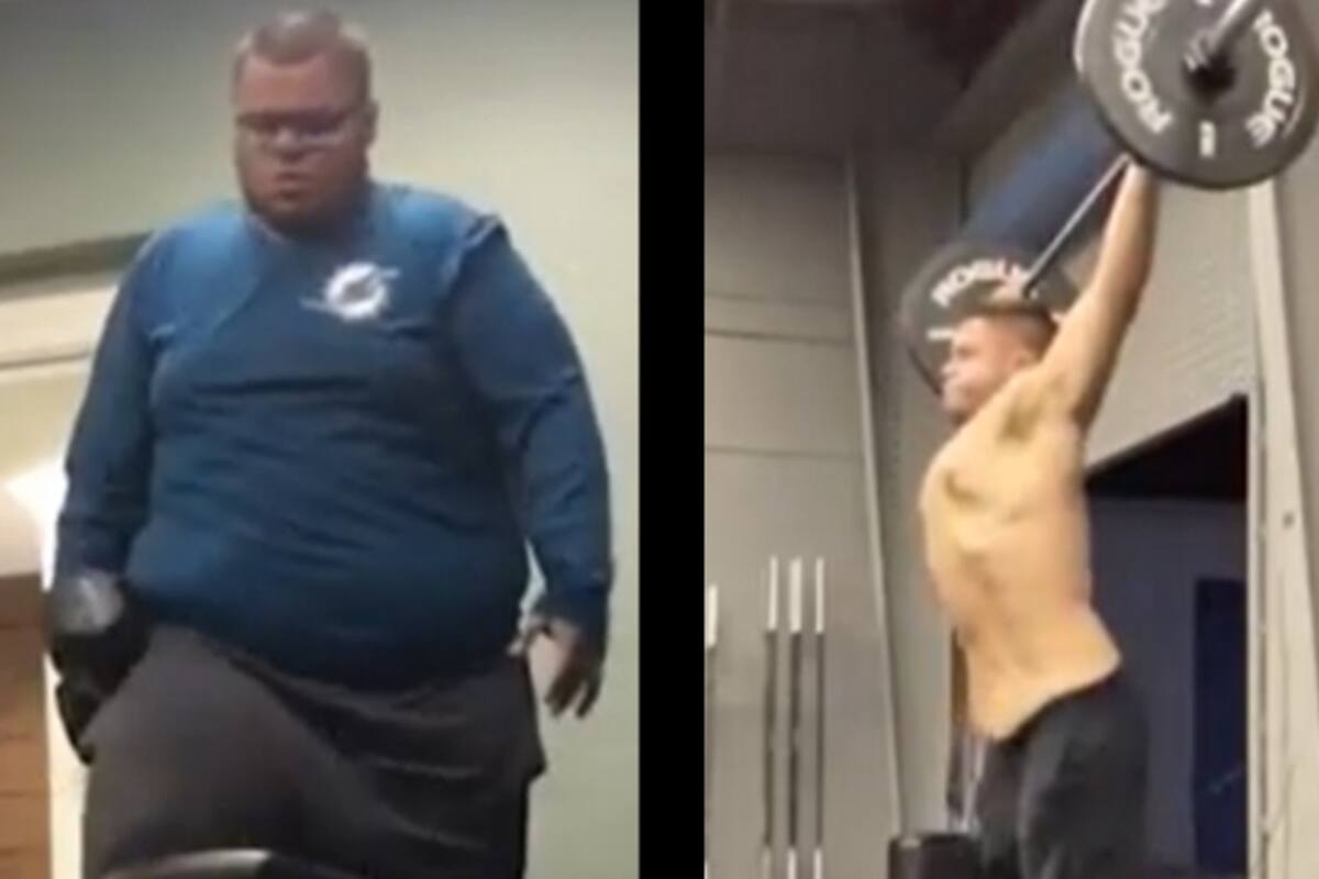Hombre inspira al perder 125 kilos con ejercicio y sin comida chatarra