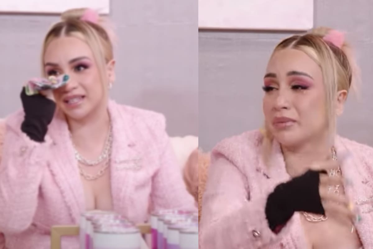 Daniela Rodrice rompe en llanto al hablar sobre su salud mental