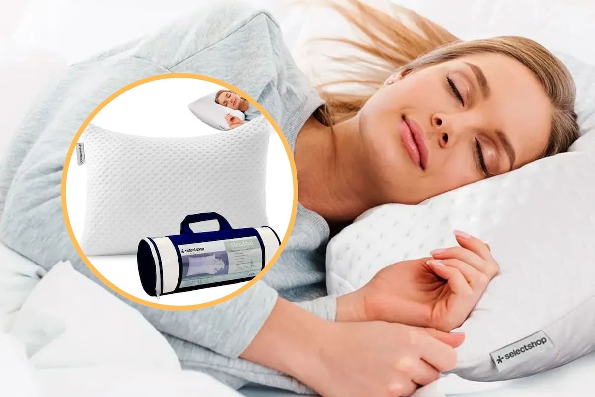 La almohada de Memory Foam más vendida de Mercado Libre tiene 67% de descuento y baja su precio a 228 pesos tras superar las 100 mil unidades entregadas por su tecnología ajustable con gel