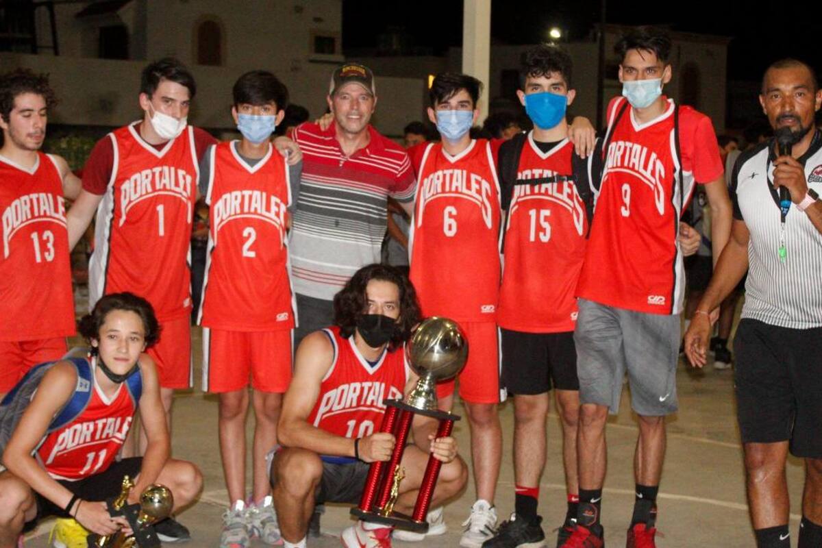 Se corona Portales en Torneo Streetball Juvenil