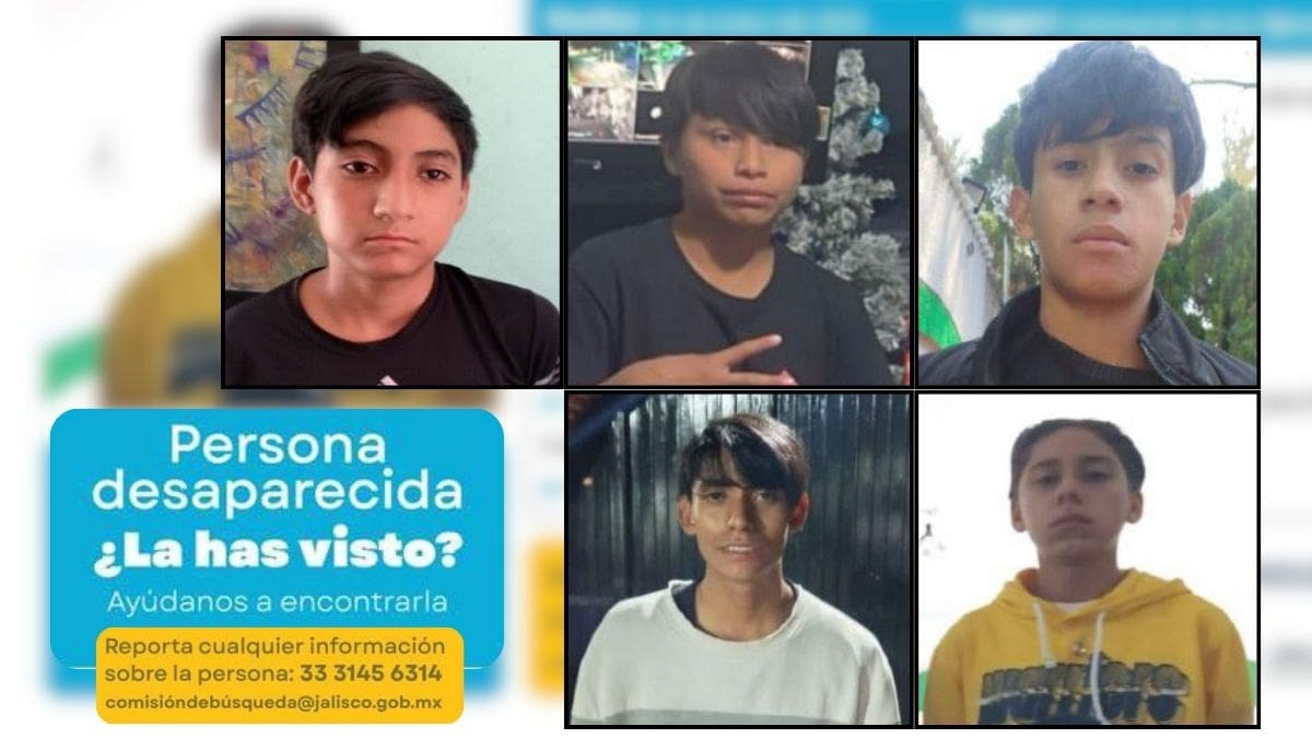 Arranca 2026 con desaparición múltiple en Jalisco: autoridades activan búsqueda de cinco menores vistos por última vez en Buenavista, Ixtlahuacán de los Membrillos