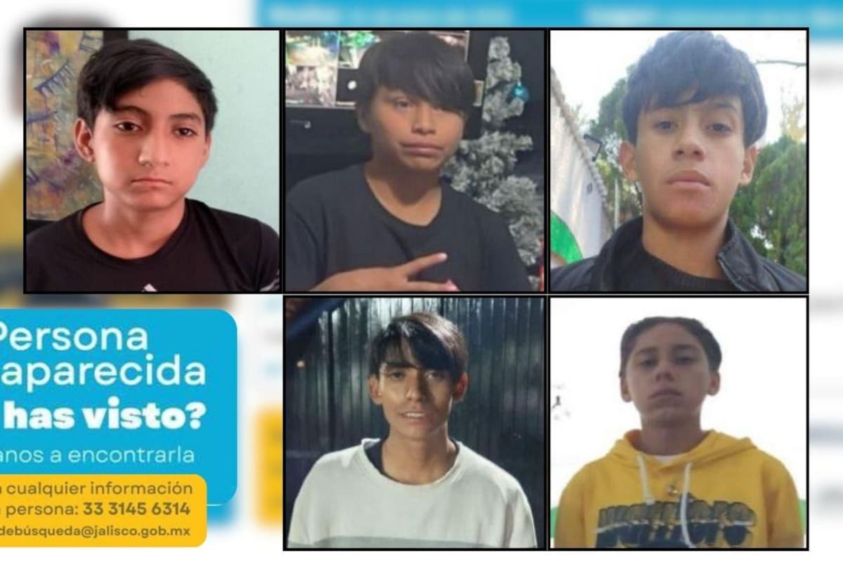 Arranca 2026 con desaparición múltiple en Jalisco: autoridades activan búsqueda de cinco menores vistos por última vez en Buenavista, Ixtlahuacán de los Membrillos