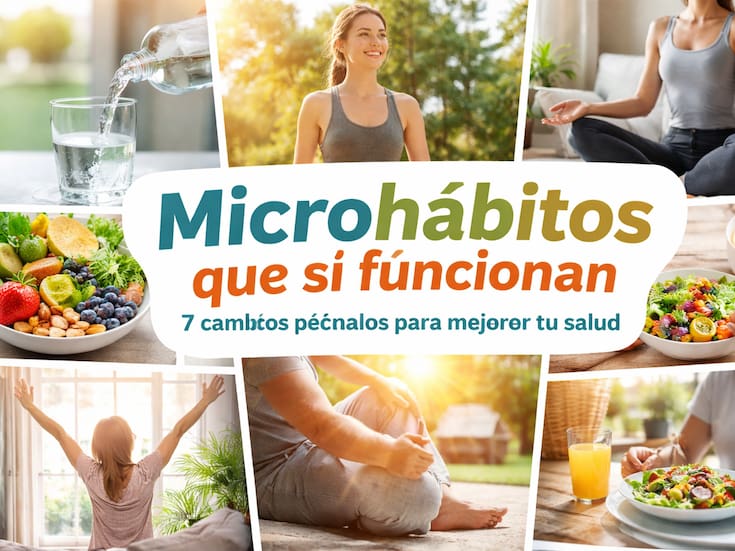 Microhábitos que sí funcionan: 7 cambios pequeños que pueden transformar tu salud sin que lo notes