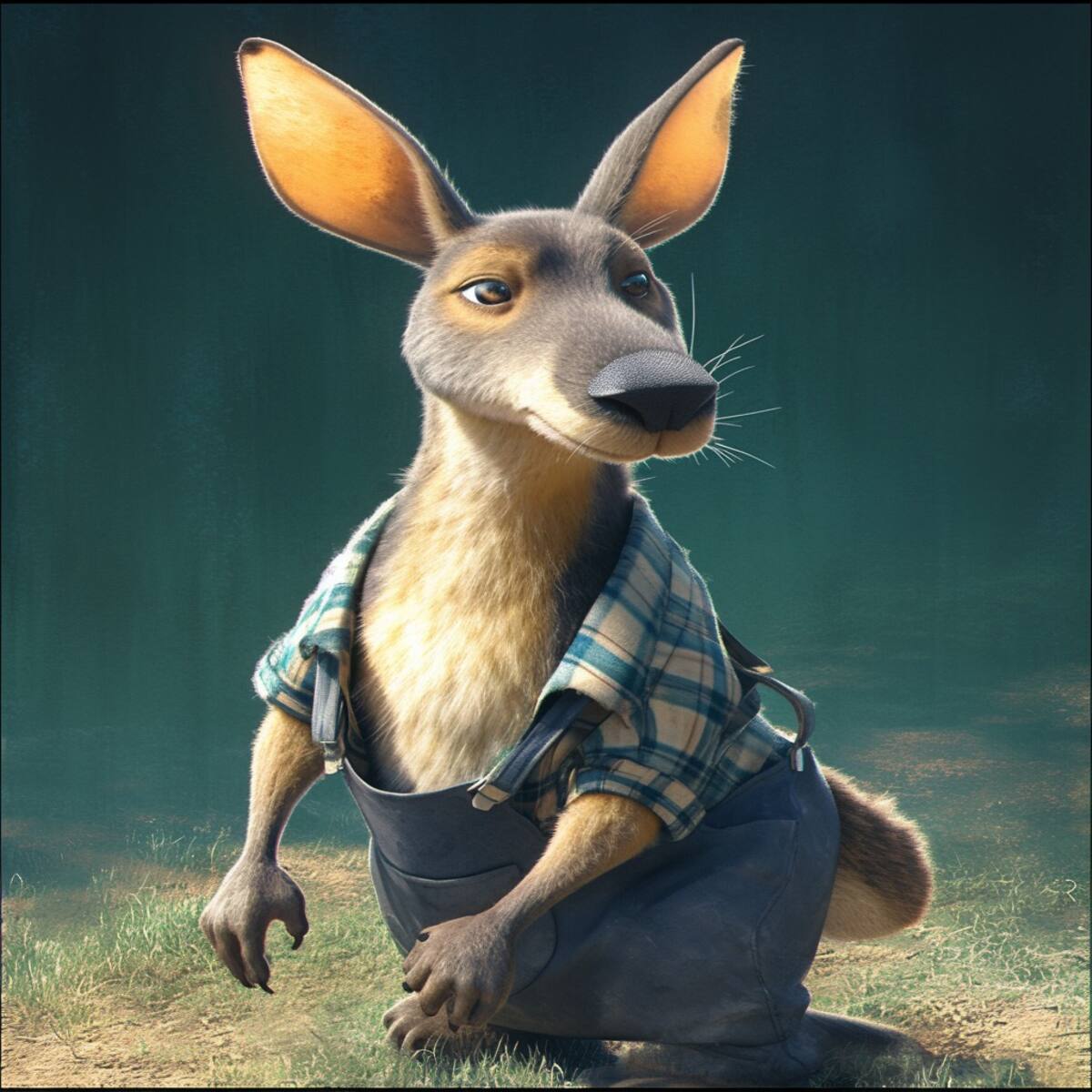 Rocko renace: La inteligencia artificial de Midjourney redefine su apariencia, vistiéndolo con modernas camisolas y overoles.