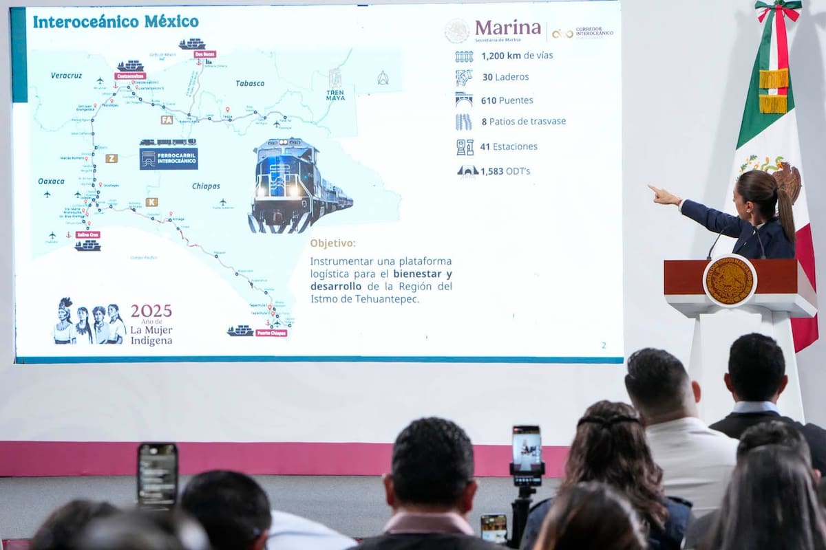 La presidenta Claudia Sheinbaum afirmó que el proyecto es estratégico, no solo para el sureste, sino para todo México. Foto: Presidencia