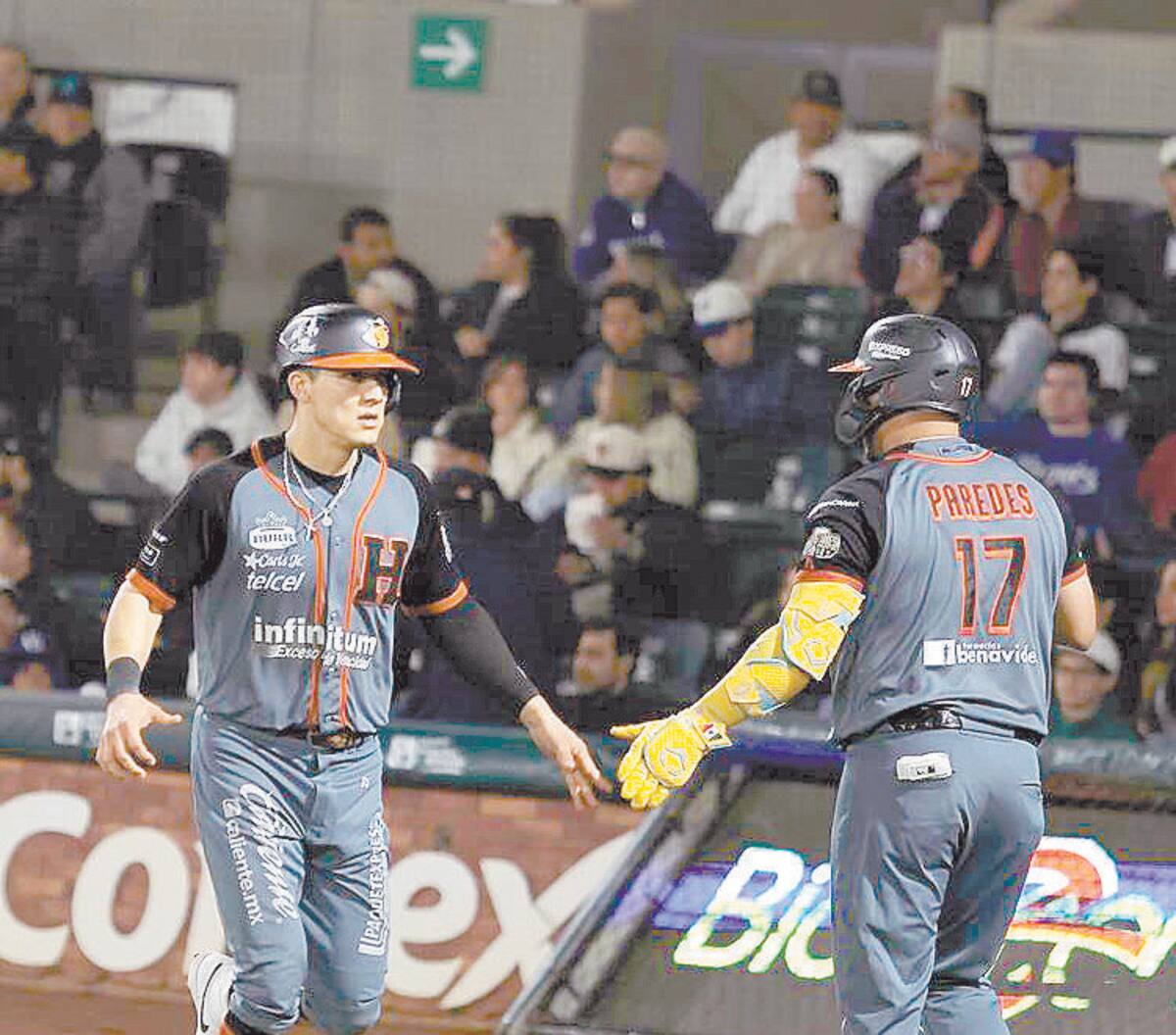 Isaac Paredes evitó la derrota con su cuadrangular en la novena entrada. FOTO: CORTESÍA