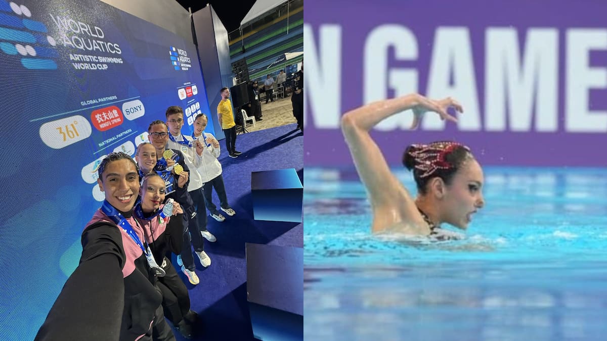 México gana oro y dos platas en la Copa del Mundo de Natación Artística en Medellín y se coloca entre la élite internacional