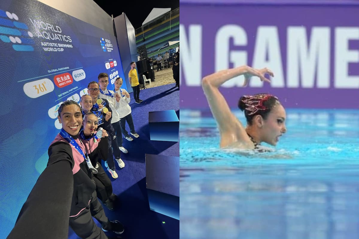 México gana oro y dos platas en la Copa del Mundo de Natación Artística en Medellín y se coloca entre la élite internacional