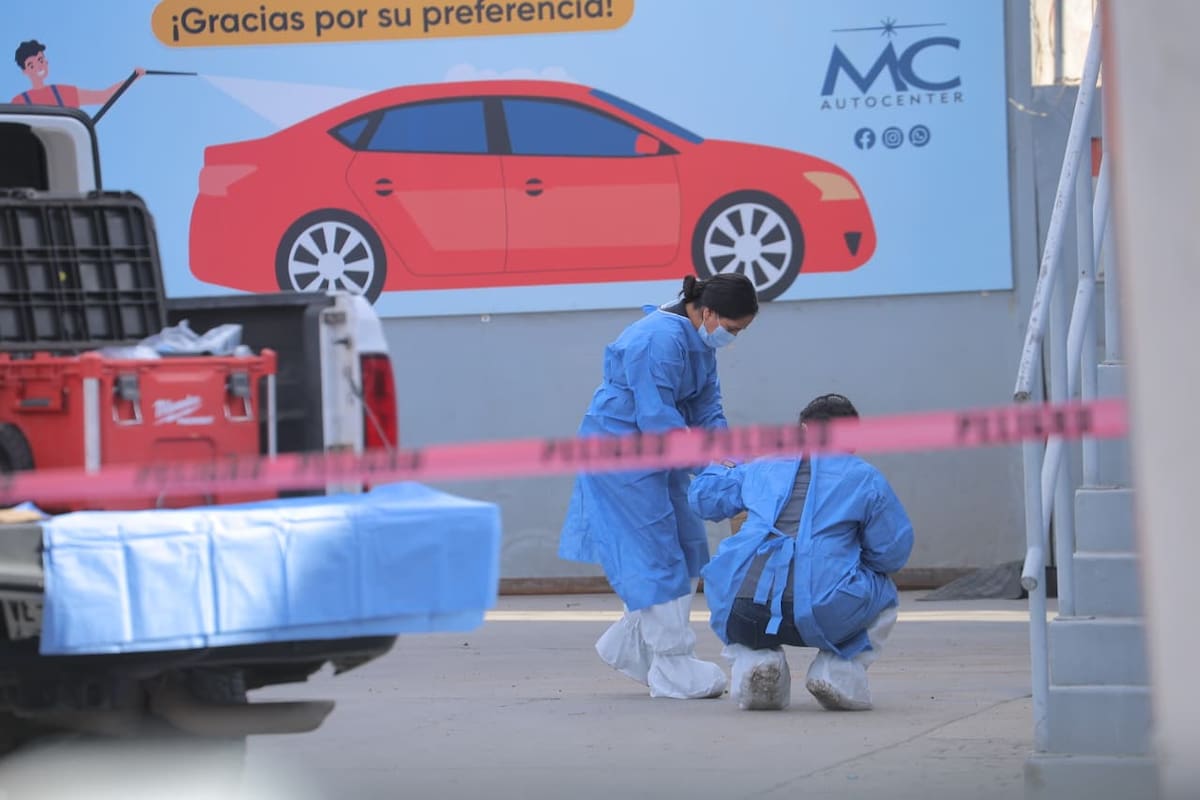 El área fue acordonada mientras se realizaban las primeras diligencias de investigación.