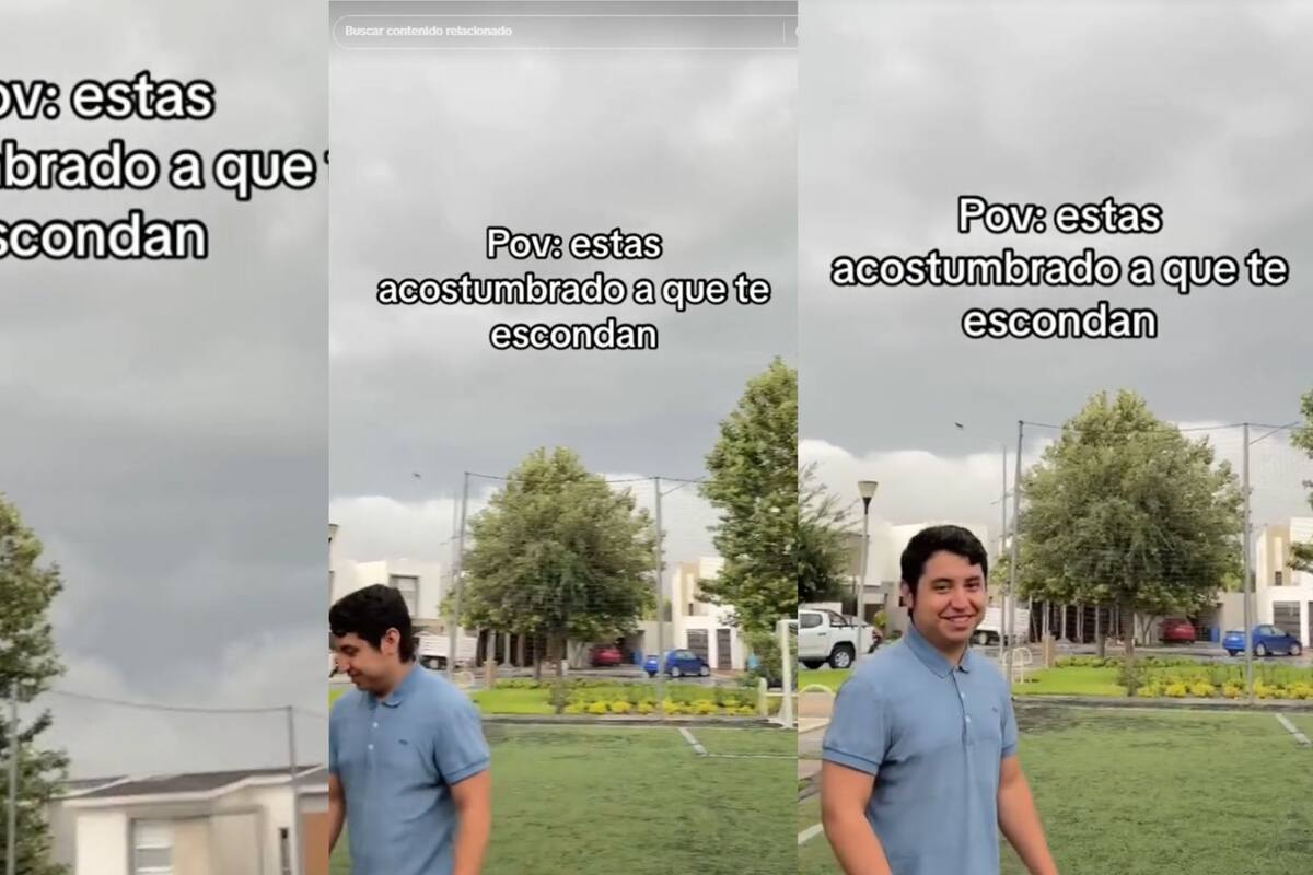 “¿Sí puedo salir?”: Hombre se esconde de la toma de su novia y se vuelve viral en TikTok