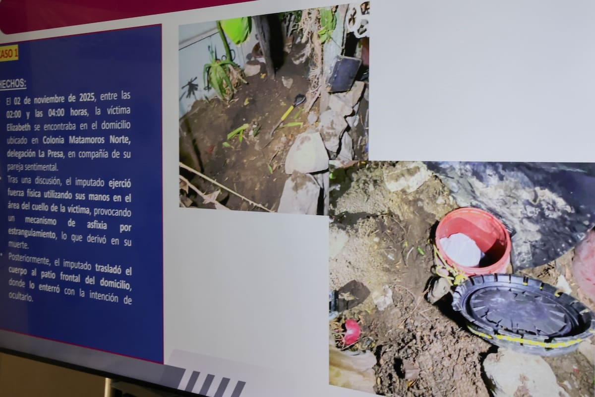 La Fiscalía confirmó que Roberto “N” fue capturado tras comprobarse que asesinó y ocultó el cuerpo de su pareja en su propia vivienda. Foto: Cortesía