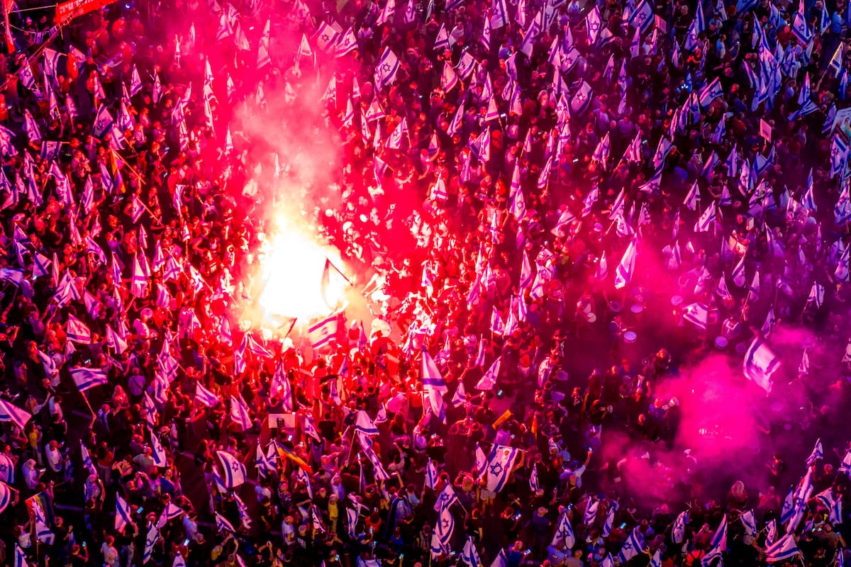 Protestas masivas en Israel contra Netanyahu tras conflicto en Gaza