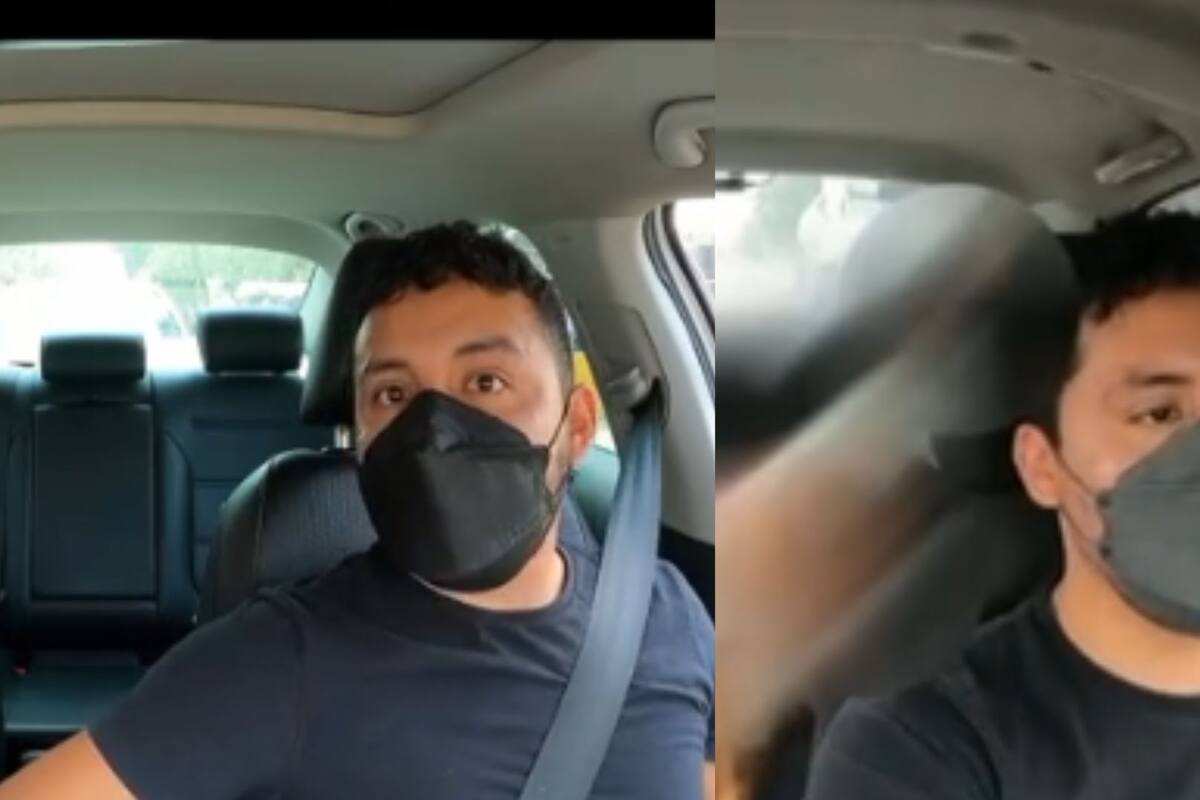 Chofer de plataforma se viraliza por mostrar que pasajeros utilizaron su carro como “motel”