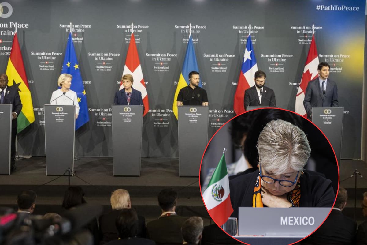 Concluye Cumbre de Paz por Ucrania: 80 países firman acuerdo para diálogo; México se abstiene