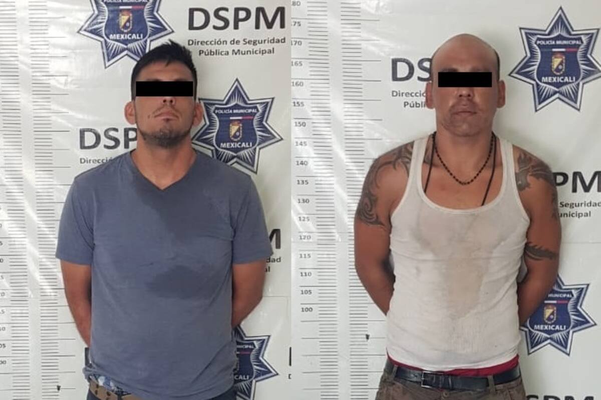 Detienen a dos que conducían un vehículo robado