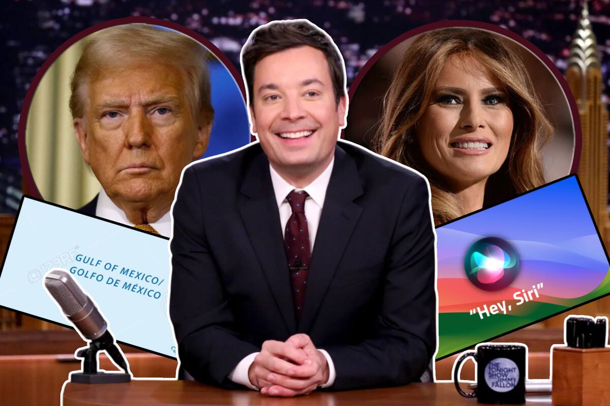 Jimmy Fallon se burla de Donald Trump tras proponer cambiar el nombre del Golfo de México