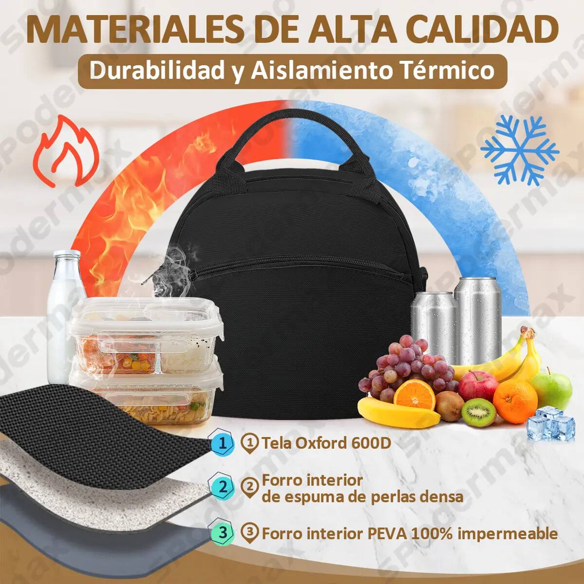 Lonchera térmica portátil de 9.5 litros de capacidad | Mercado Libre