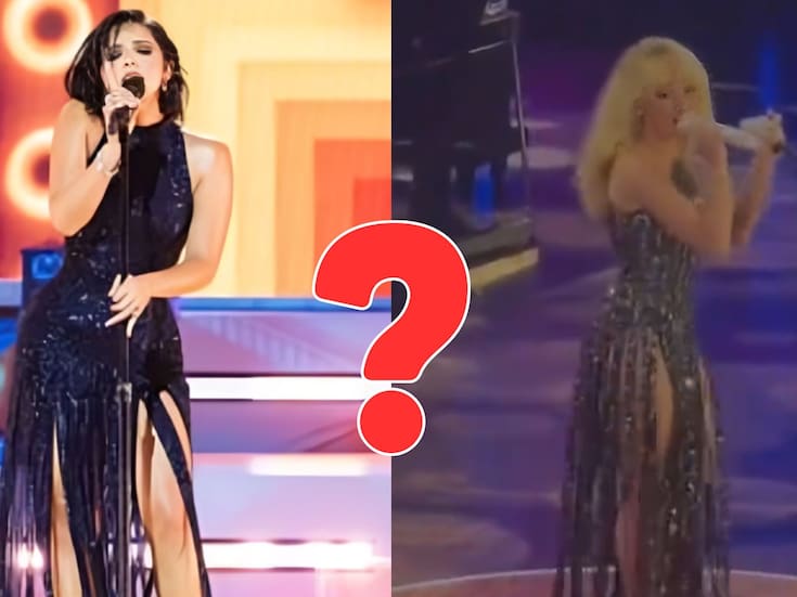 “No fue a Cazzu”: Ángela Aguilar se habría inspirado en el look de Sabrina Carpenter para su presentación en el Grammy Celebration