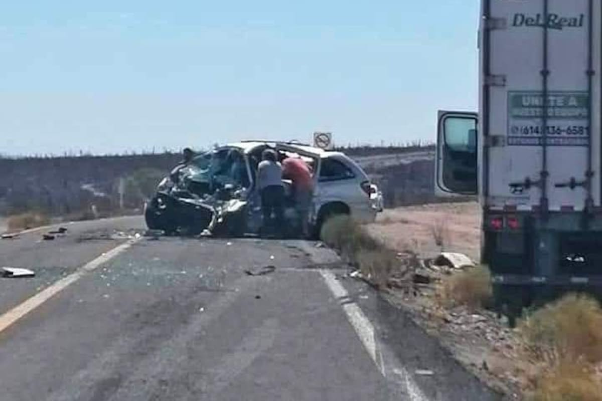 Familia de Tijuana pierde la vida en accidente carretero en la Transpeninsular