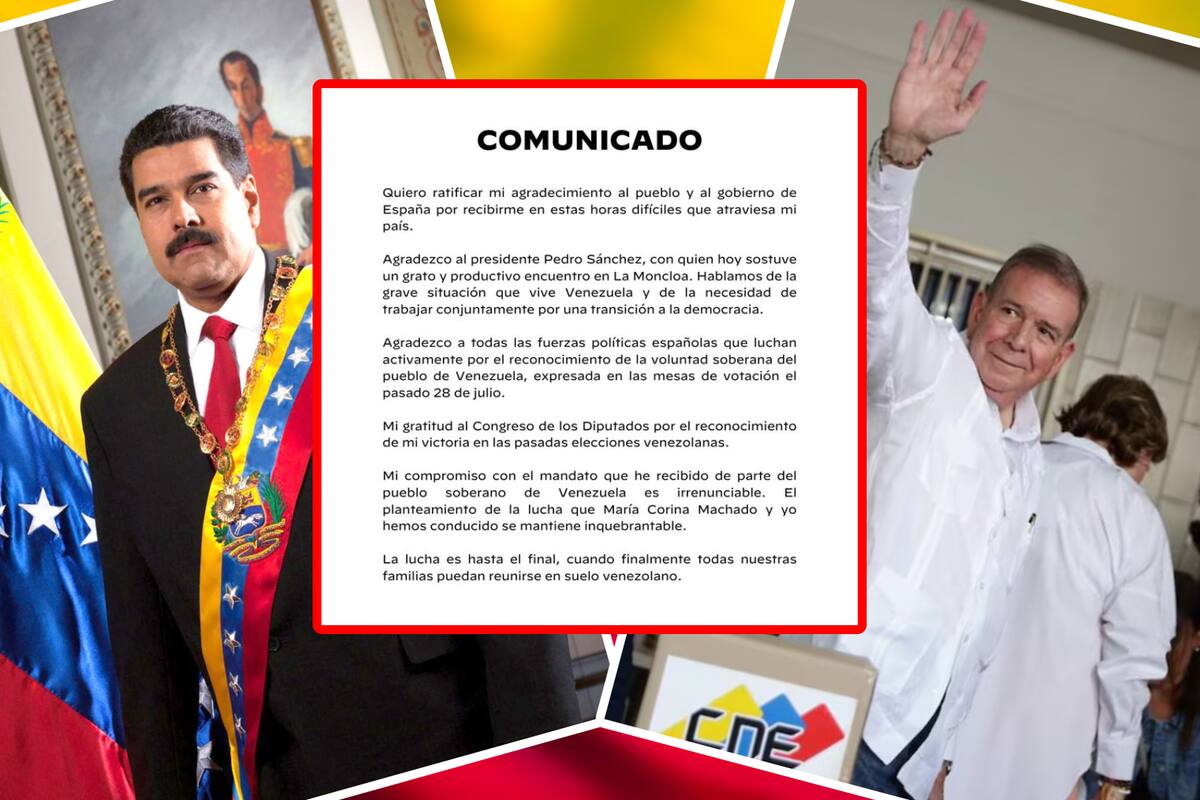 Crisis electoral: ¿Qué sigue para Venezuela tras la salida de Edmundo González?