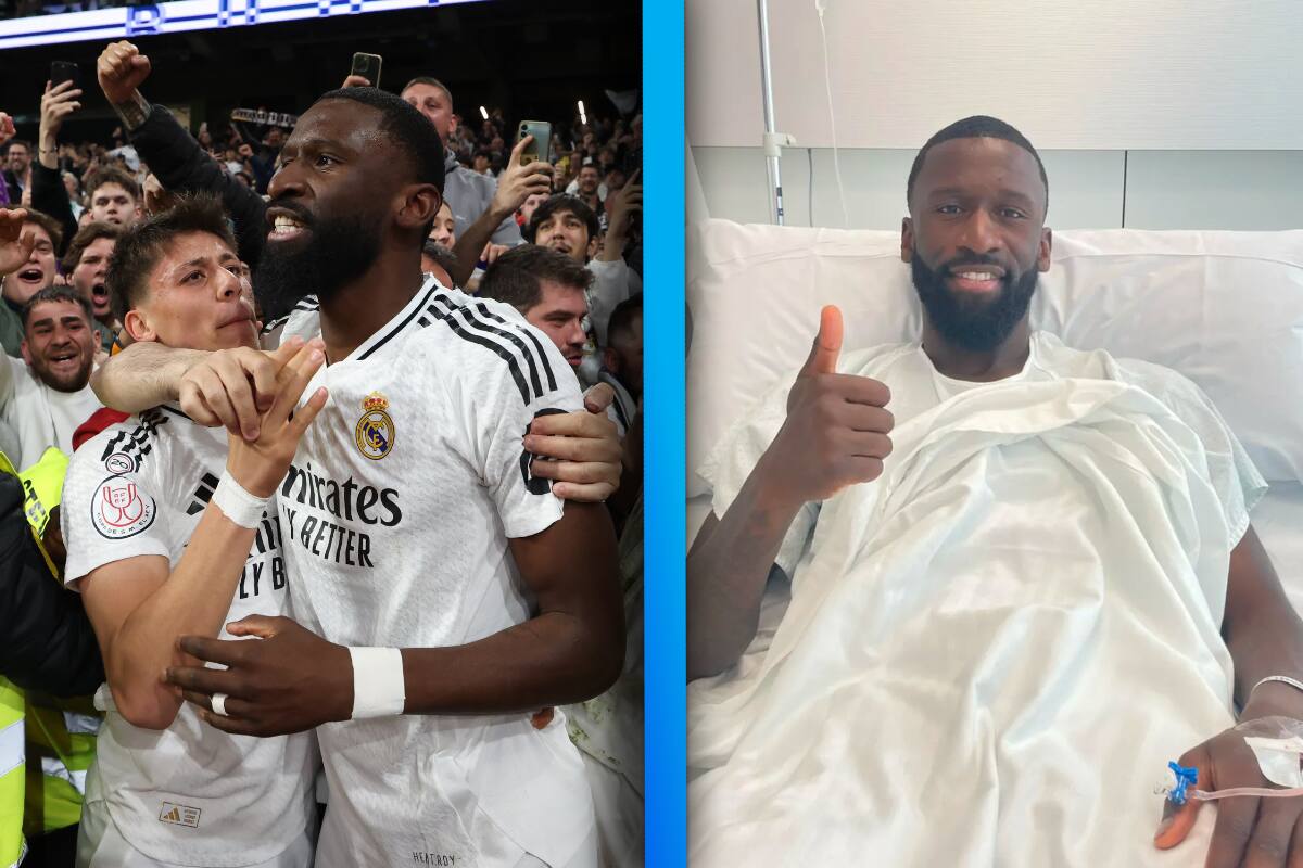 El Real Madrid sufre la baja del Antonio Rüdiger por el resto de la temporada