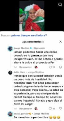 Jorge Medina explota contra vocalistas de La Arrolladora Banda el Limón y desata pelea en redes tras lanzar duras críticas a la agrupación.