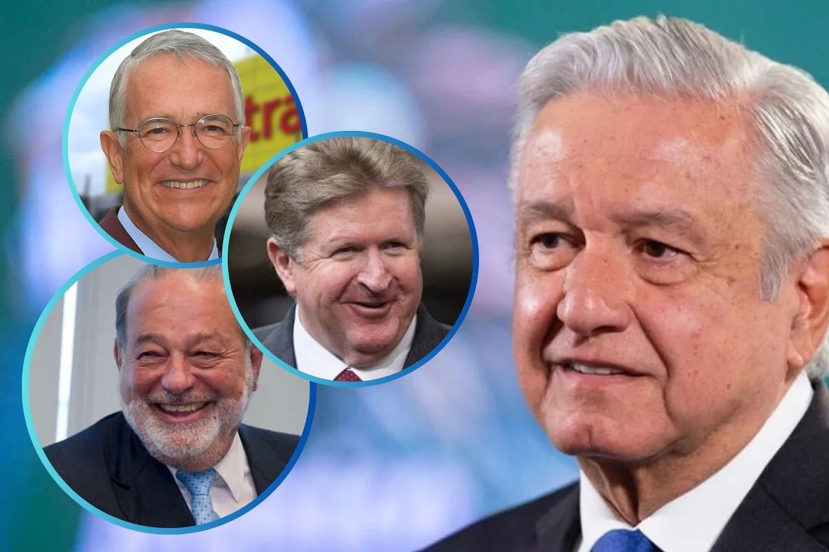 ¿La fortuna de los 3 hombres más ricos de México aumentó o disminuyó en el sexenio de AMLO?