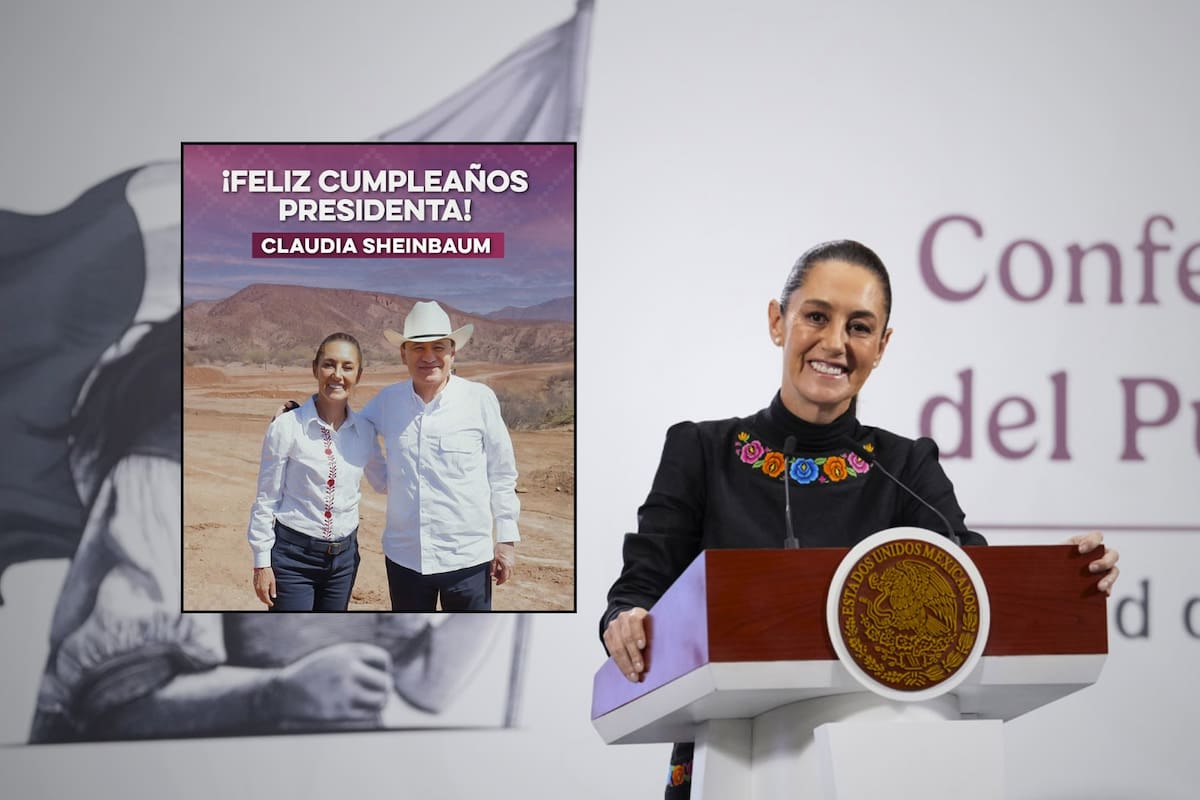 Alfonso Durazo felicita a Claudia Sheinbaum por su cumpleaños desde Sonora