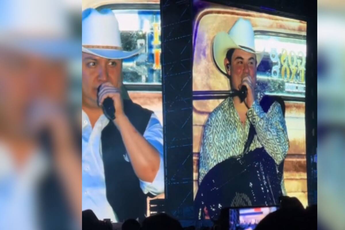 Julión Álvarez y Alfredo Olivas interrumpen su concierto en Chihuahua para evitar una multa