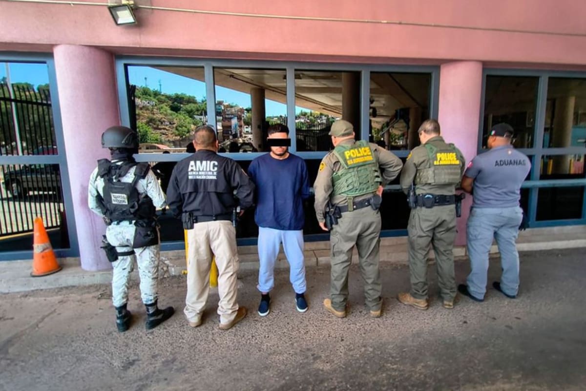Tras su deportación por Nogales, FGJE captura a hombre por cargos de violencia familiar