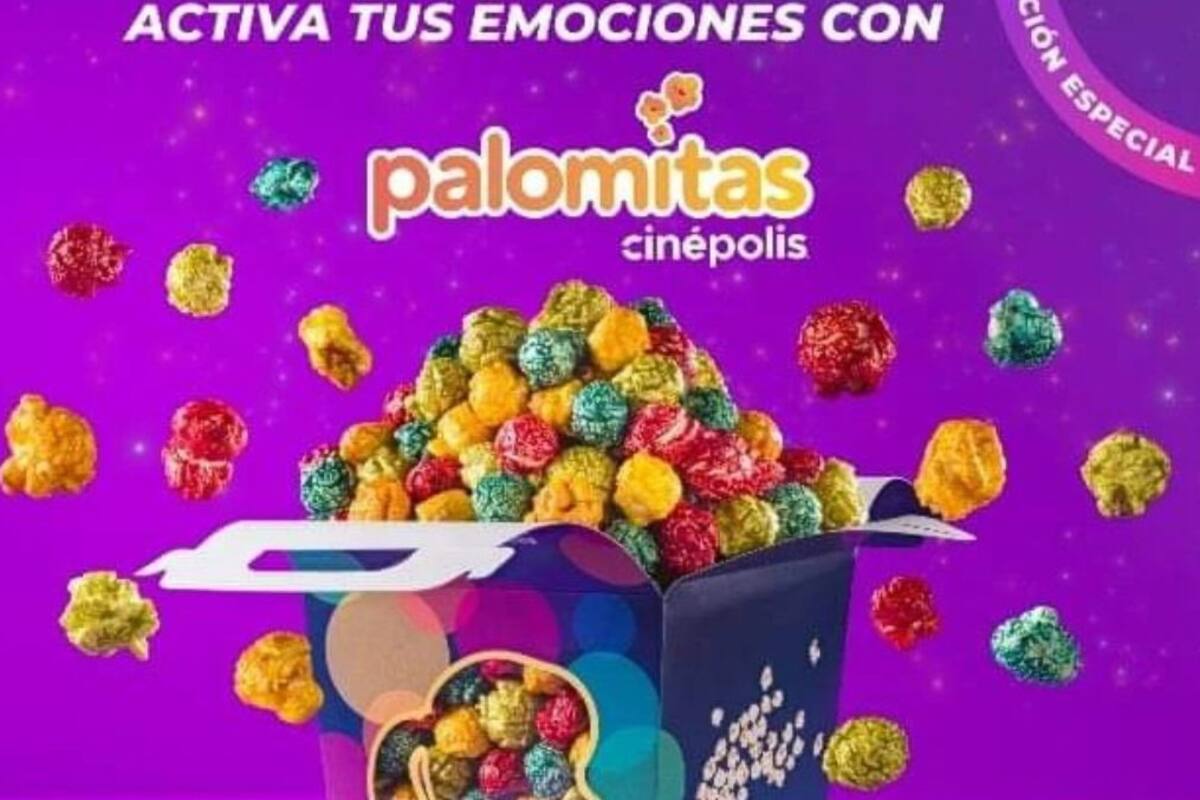 Cinépolis lanza palomitas edición especial de ‘Intensamente 2′ con sabor a caramelo y colores de emociones