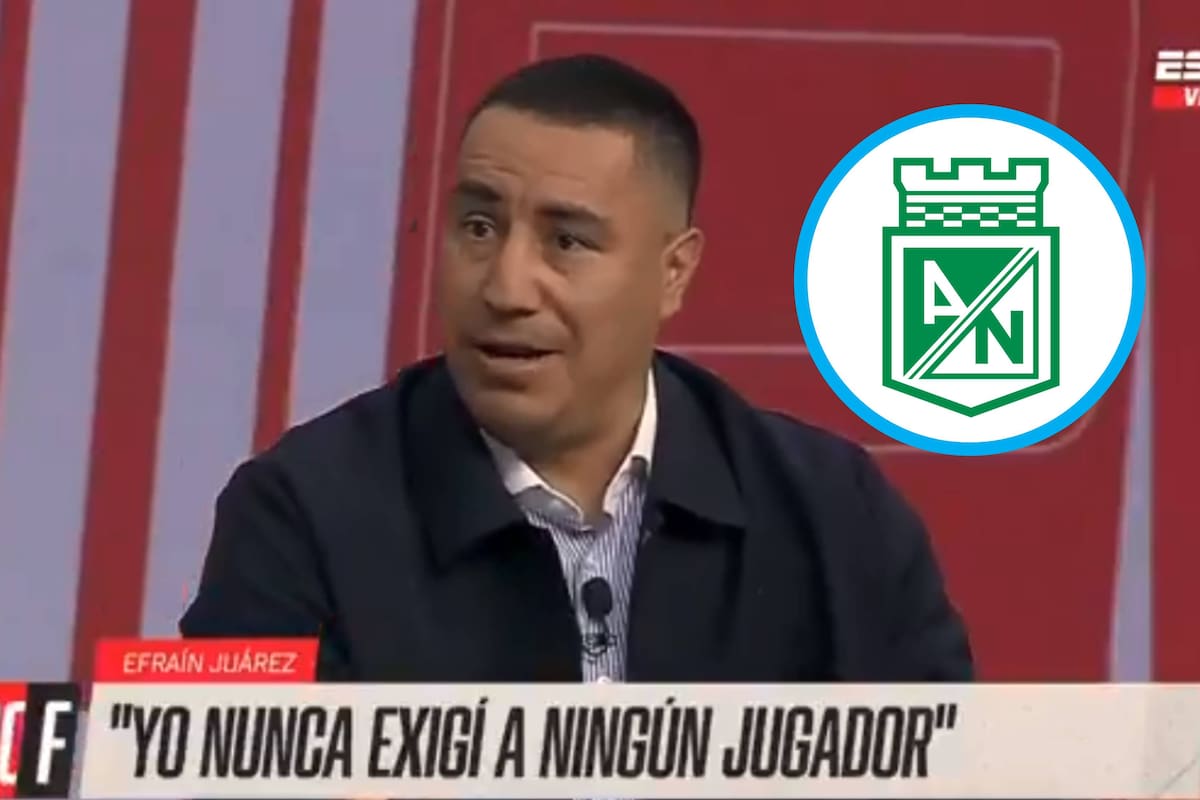 Efraín Juárez reveló los motivos de su salida del Atlético Nacional
