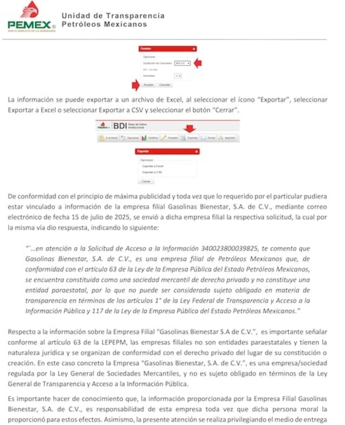 Pemex afirmó a EL UNIVERSAL que su filial Gasolinas Bienestar opera como empresa privada y no está obligada a transparentar información sobre los envíos de petróleo a Cuba desde julio de 2023. Foto: El Universal
