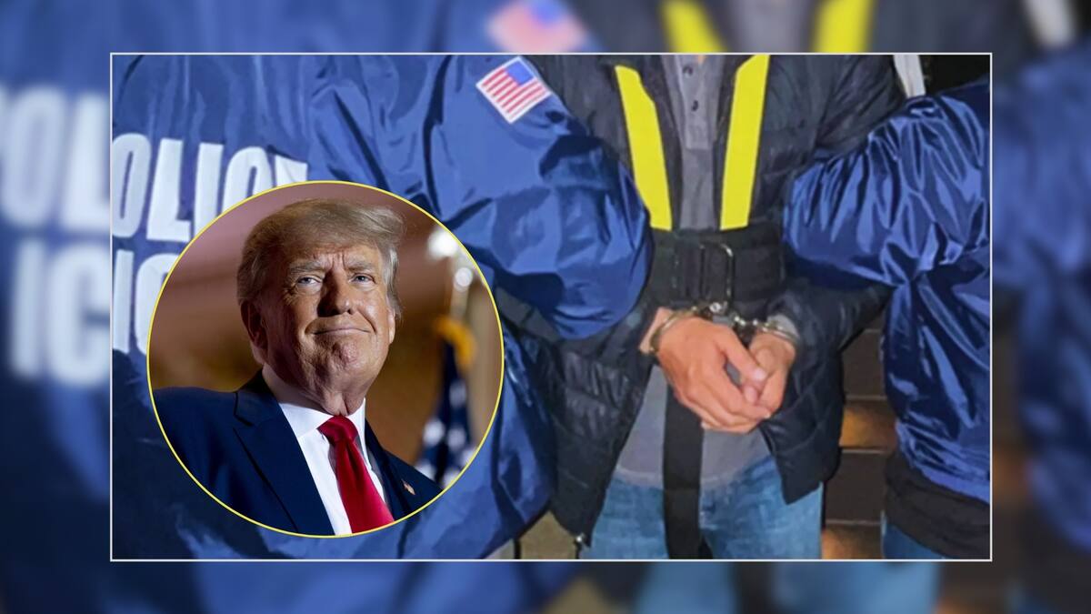 Detienen a hispano que votó por Donald Trump en redada de ICE. Foto: Especial (AP/ICE)